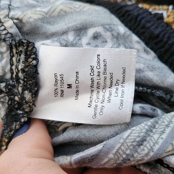 Medium Boho Print Pants - Picture 4 of 4